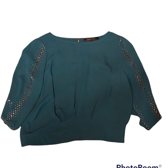 BCBG Women’s Blouse With Beads on Sleeves Size XS - Picture 5 of 5